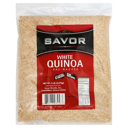 Savor Imports Grain White Quinoa 5lbs, PK2